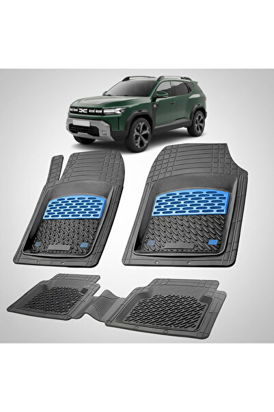 TEAMCAR Covorașe tip tavă compatibile cu Dacia Duster III (2024 +), Albastru