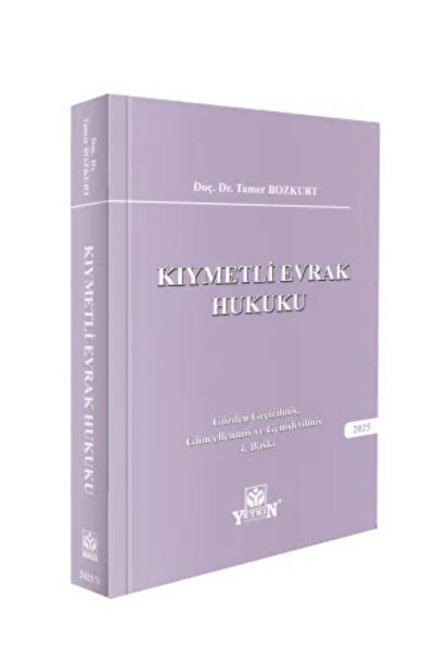 Yetkin Yayınları Kıymetli Evrak Hukuku Tamer BOZKURT + Kraft Defter