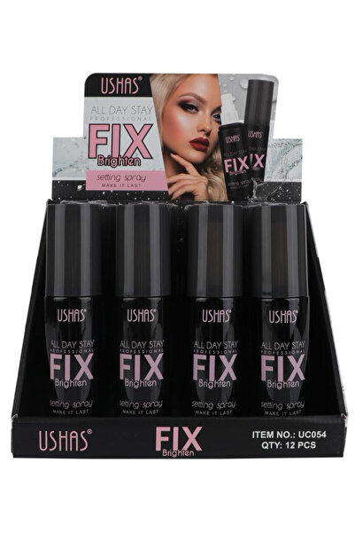Ushas Фиксиращ спрей All Day Stay Fix Brighten – 80 мл за перфектен и дълготр...