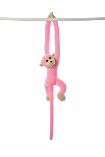 Velura Elleri Yapışan Oyun Ve Uyku Arkadaşı Peluş Maymun Oyuncak Sarılan Maymun