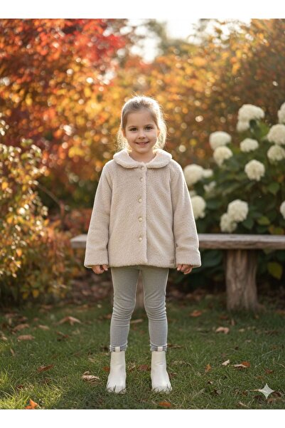 Monna Rosa Peluş Kız Çocuk Mont