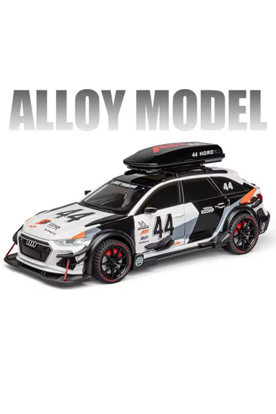 OEM Diecast Car Audi RS6 ABT S Line Quattro 1:24, Pullback, Lights and Sounds...