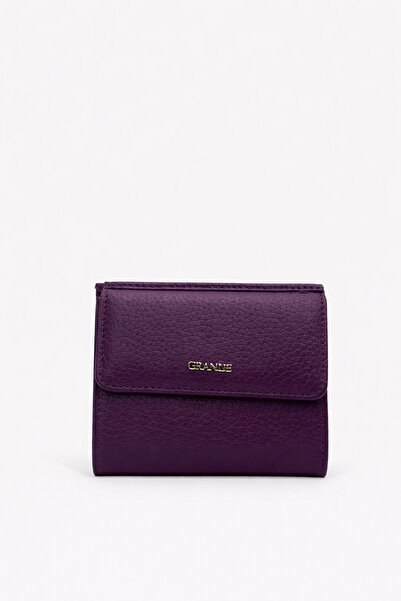 Grande Genuine Leather Women's Wallet Plum 2765