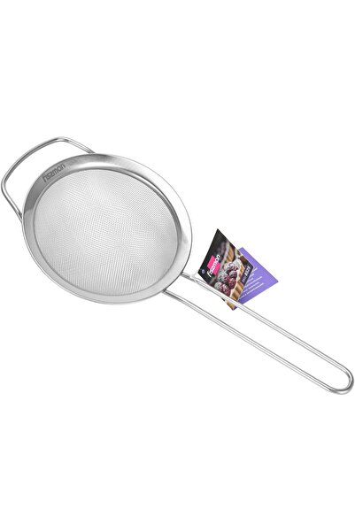 Fissman Strainer 14cm with Handle, Stainless Steel Fine Mesh Strainer