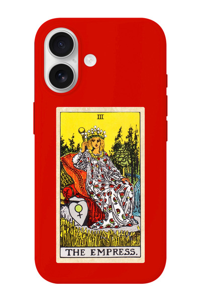 shoptocase حافظة هاتف آيفون 17 بتصميم الإمبراطورة من الجلد السويدي