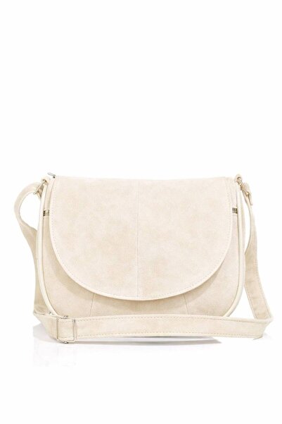 fubileather Genuine Leather Suede Midi Daily Women's Shoulder Bag