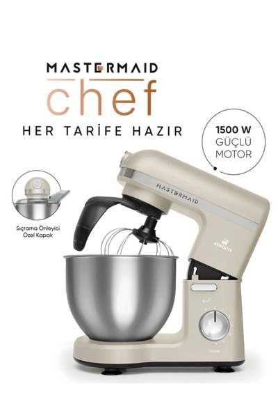 Allians 5LT Çift Kollu Hamur Yoğurma ve Karıştırıcı, 6 Kademe, 1500W, Mutfak ...