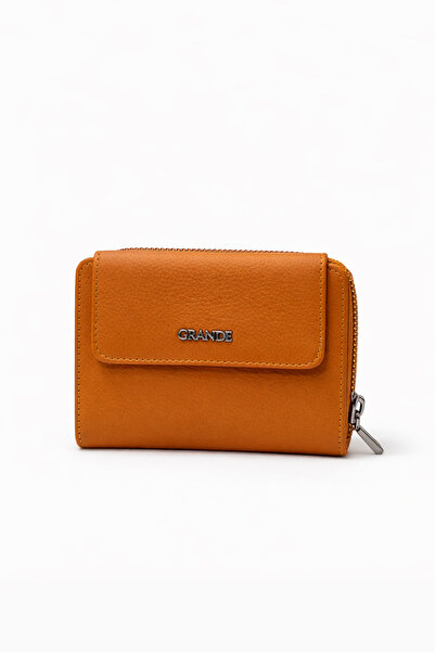 Grande Genuine Leather Women's Wallet Orange 2768