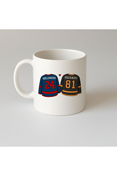 AYDESİGN Rozanov 81 Hollander 24 Heated Rivalry Series Printed Gift Porcelain...