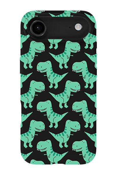 shoptocase iPhone 17Air Compatible Dinosaur Patterned Suede Inside Launch Pho...