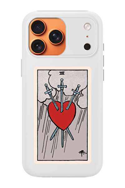 shoptocase حافظة هاتف آيفون 17 برو متوافقة مع تصميم The Sun Heart من الجلد ال...