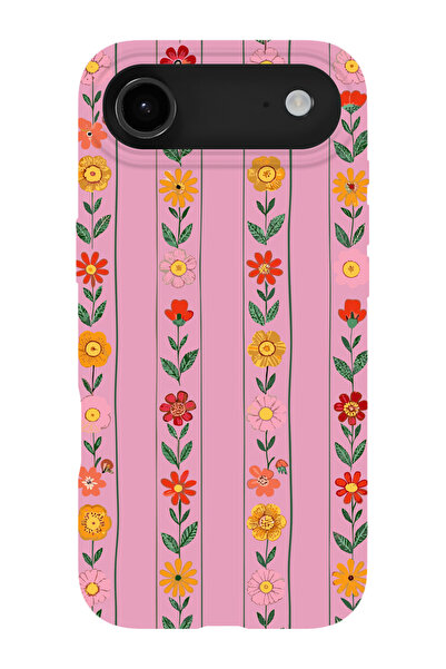 shoptocase حافظة هاتف متوافقة مع iPhone 17Air مزينة بنمط زهرة اللبلاب من الدا...