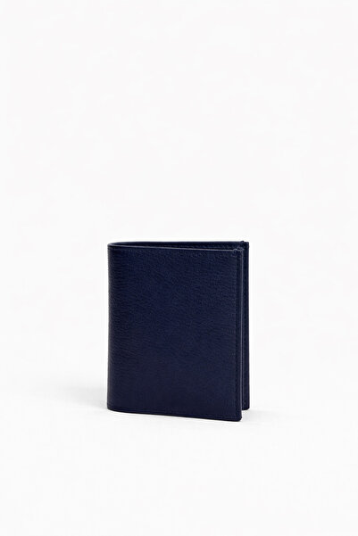 Grande Genuine Leather Men's Wallet Navy Blue 1491