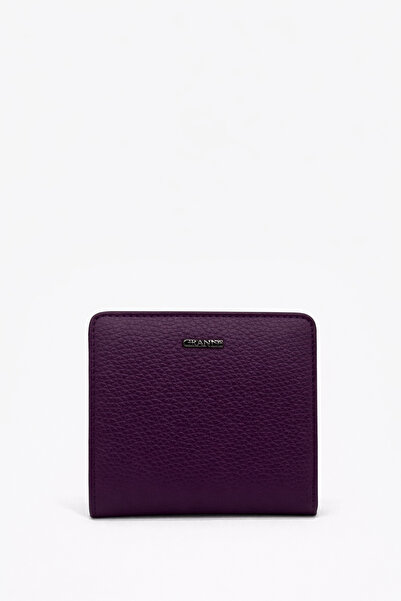 Grande Genuine Leather Women's Wallet Plum 2830