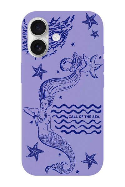 shoptocase حافظة هاتف آيفون 17 بنمط حورية البحر من الجلد السويدي