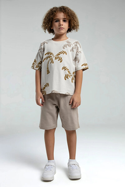 ROLY POLY SET BERMUDA BĂIEȚI - BEJ