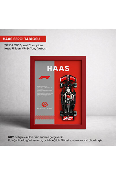 HOMEPACK Haas F1 LEGO Sergi Çerçevesi, Sergi Tablosu, Speed Champions VF-24 (...