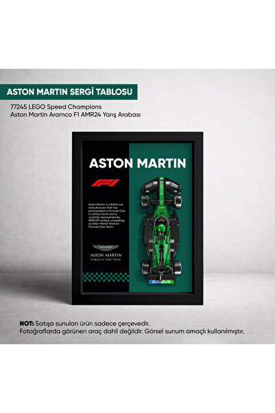 HOMEPACK Aston Martin F1 LEGO Sergi Çerçevesi, Sergi Tablosu, Speed Champions...
