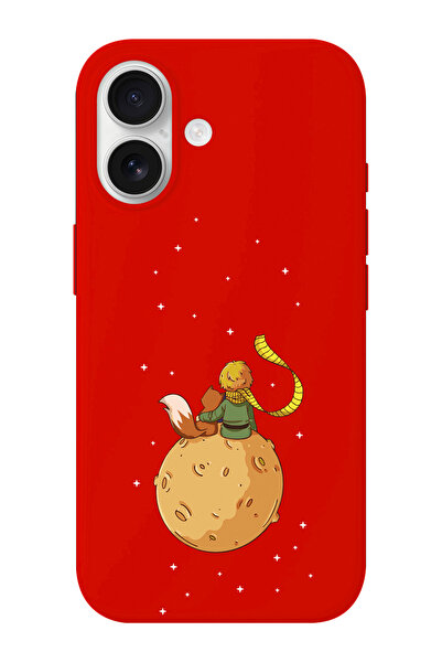 shoptocase حافظة هاتف آيفون 17 بنمط الأمير الصغير من الجلد المدبوغ من الداخل