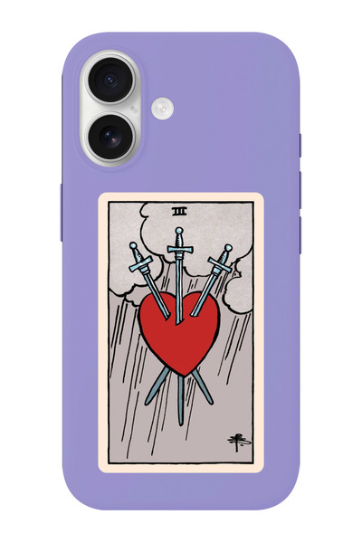 shoptocase حافظة هاتف آيفون 17 بتصميم قلب الشمس من الجلد السويدي