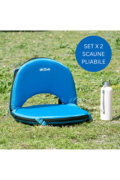 aktiv Aktive Chair Blue MISABI 41 x 33 x 40 cm Foldable (2 Units)