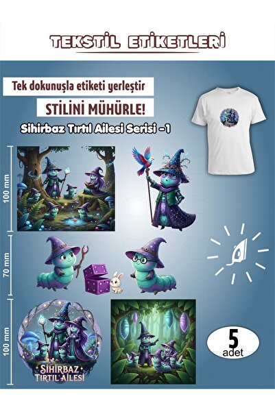 AGG Reklam ملصقات الملابس القابلة للكي من سلسلة عائلة الساحر كاتربيلر - مجموع...