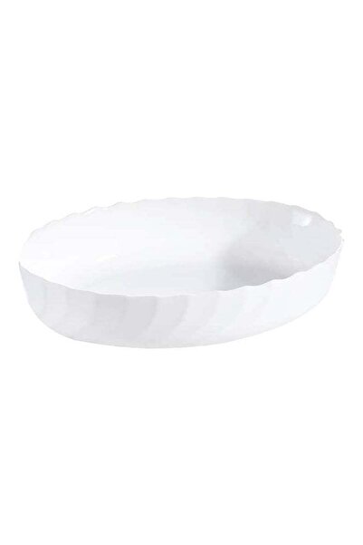 Luminarc Trianon Smart Cuisine Tempered Glass Oval Serving Dish White 22.3 x ...