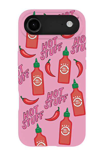 shoptocase iPhone 17Air Compatible Hot Stuff Patterned Suede Inside Launch Ph...