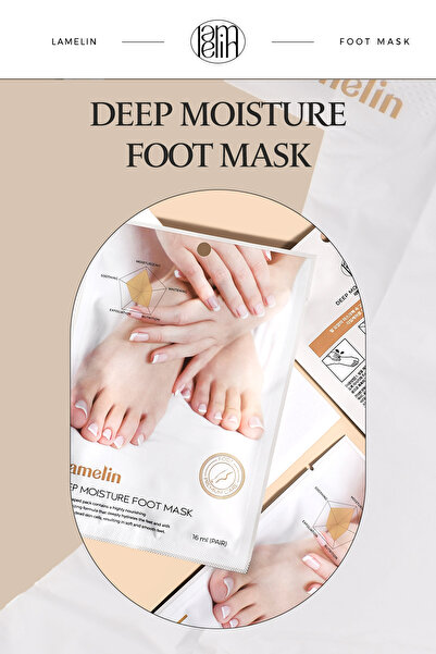 Lamelin Intense Moisturizing Foot Mask Containing Hyaluronic Acid Deep Moisture Foot Mask