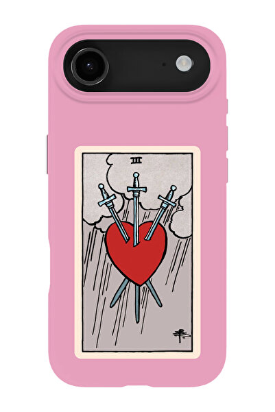 shoptocase iPhone 17Air Compatible the Sun Heart Patterned Suede Inside Launc...