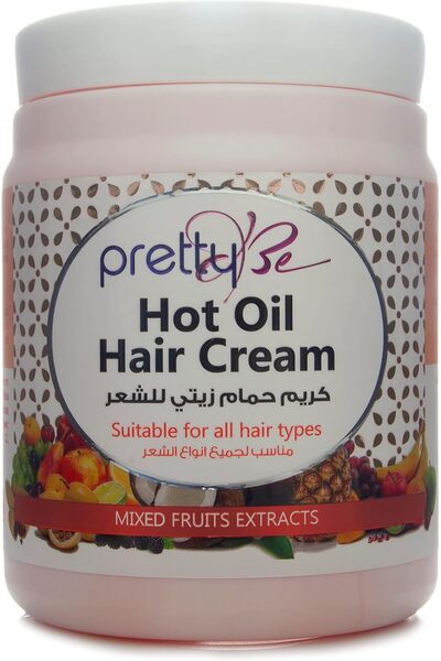 pretty Be Hot Oil Hair Cream With Mixed Fruits Extracts, Suitable For All Hai...