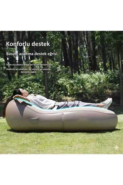 majesty Majestyt - Otomatik şişen Şarjlı Kamp ve Plaj Yatagı