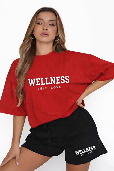 zeag Women's Welness Printed Shorts and T-Shirt Set