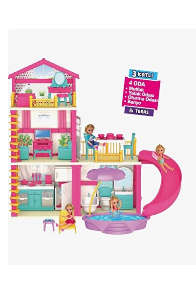 Dolce Mariee Dede Lola'nın Tatil Evi 3 Katlı 4 Oda ve Teras Tüm Askesuarları ...