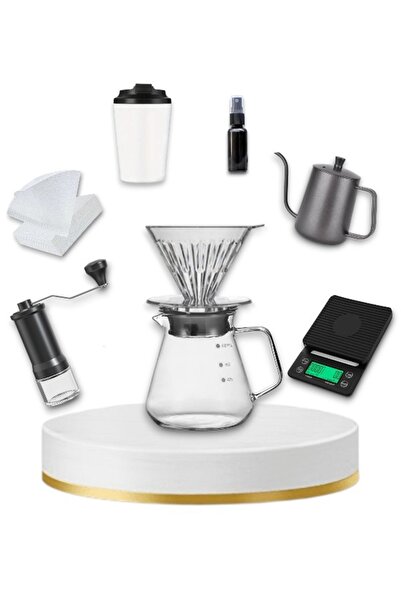 unbranded V60 Coffee Set, 8 pieces, 02