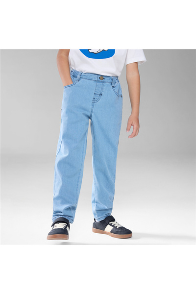 Giordano Kid's Mid-Rise Slim Taper Stretch Denim Jeans