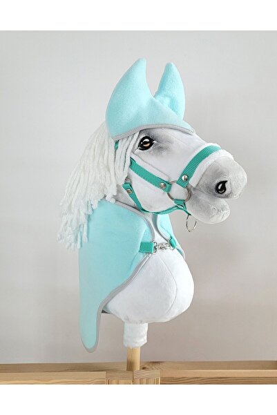 Other Hobby Horse A3 Set: Blanket + Fly Hats - Light Mint