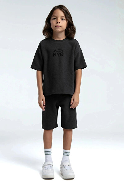 ROLY POLY SET BERMUDA BĂIEȚI - ANTRACIT