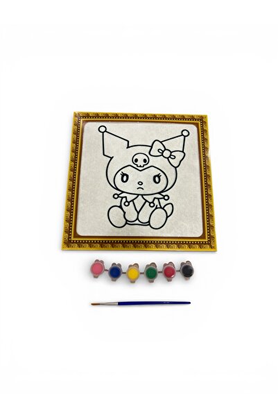 GÜÇLÜ Kanva Boyama Seti Kuromi Desenli