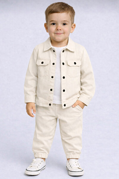 TORYUM TEKSTİL 3-Piece Children's Set, 3-Ply Cotton, Thick, Super Quality Fabric