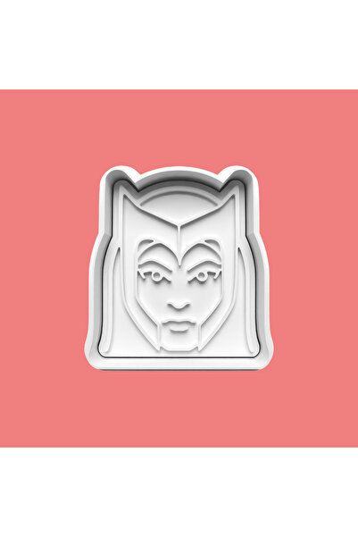 Sekovlog59 قالب بسكويت على شكل سكارليت ويتش وقالب عجينة السكر