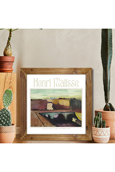 Tuba Decor Square Painting with Wooden Frame