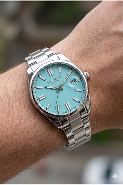 Lee Cooper Spor Erkek Kol Saati | 45 mm Çelik Kasa, Çelik Kordon, 5 ATM