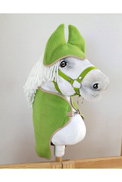 Other Hobby Horse A3 Set: Blanket + Fly Hats - Light Green