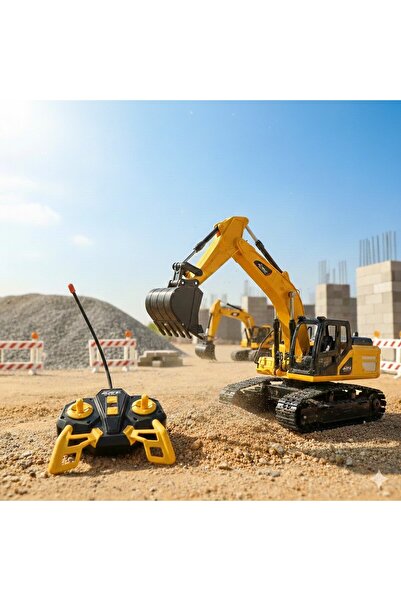 Lisinya Uzaktan Kumandalı Şarjlı İş Makinası 1:24 40 Mhz - Excavator (Lisinya...