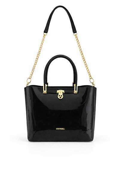 KRISTE BELL Women's Bag Patent Leather Black 7190