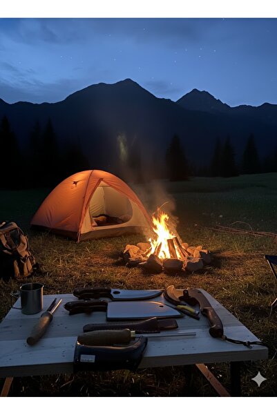 burcu çakı KAMP ALMAZAN ŞEF BIÇAK SETİ