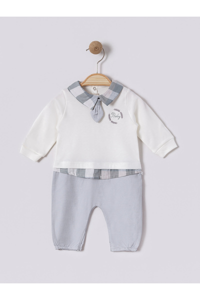 Baby shine Turkish boys' jumpsuit, 100% soft cotton - Little Gentleman