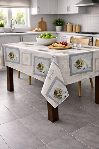 Ozsport Hygienic Oilcloth Tablecloth – Waterproof, Stain-Resistant, Easy to C...