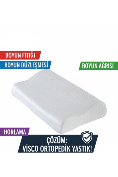 ozbience Yumuşak ve destekleyici ortopedik visco yastık, rahat uyku sağlar